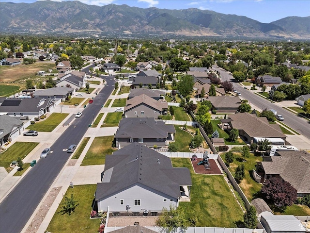 1381 W 425 S, Layton, UT 84041 - aerial view of residential area featuring mountains