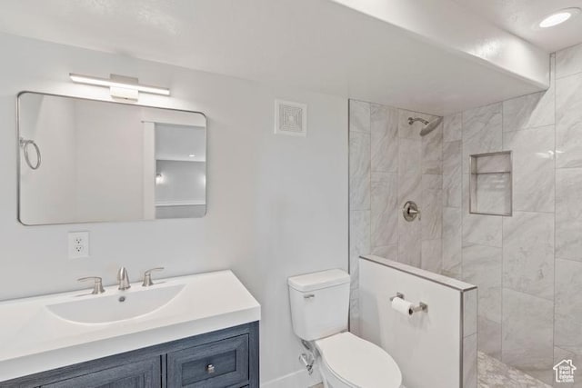 1717 N 4325 W, West Point, UT 84015 - full bathroom featuring vanity and a tile shower