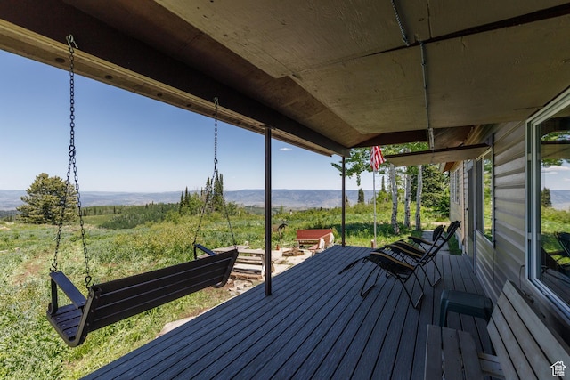 0, Paradise, UT 84328 - deck with a mountain view