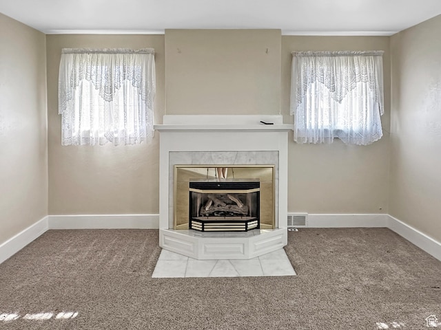 140 W 100 N, Castle Dale, UT 84513 - detailed view of carpet and a tiled fireplace