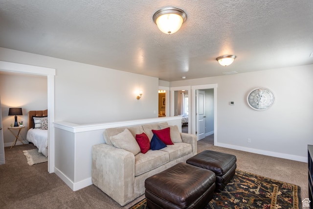 244 W 380 S Unit 10B, American Fork, UT 84003 - carpeted living room featuring a textured ceiling