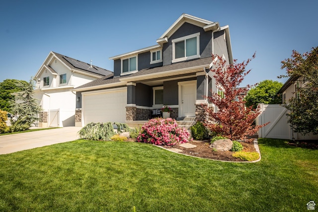 244 W 380 S Unit 10B, American Fork, UT 84003 - view of front of property featuring a gate, covered porch, stucco siding, and driveway