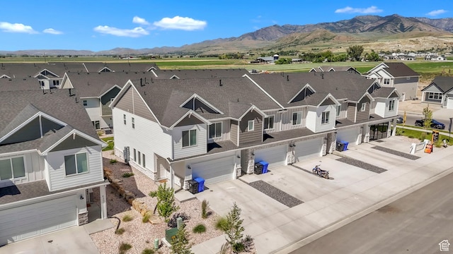 631 W 550 N, Smithfield, UT 84335 - aerial view of residential area with a mountain backdrop