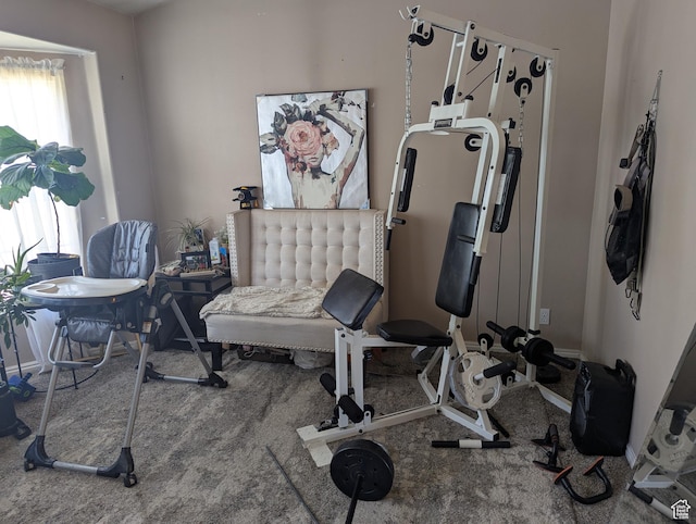 1831 W Dale Ridge Ave N, Salt Lake City, UT 84116 - exercise area with carpet