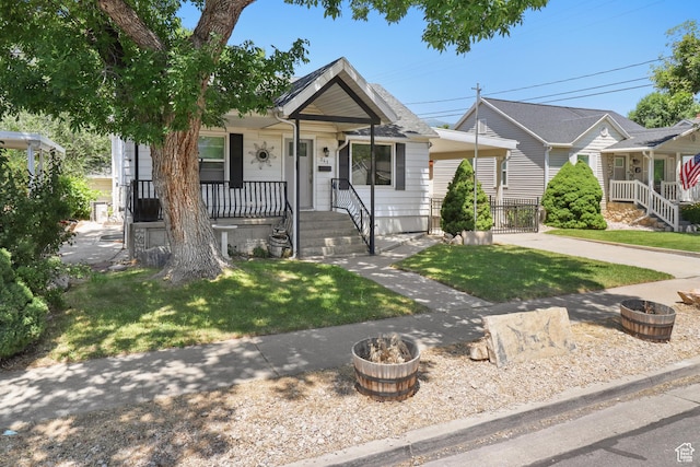 341 E 700 N, Spanish Fork, UT 84660 - view of front of house with a porch and a front lawn