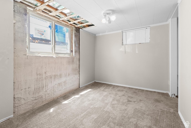 341 E 700 N, Spanish Fork, UT 84660 - basement featuring carpet flooring and crown molding