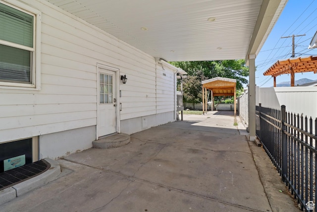 341 E 700 N, Spanish Fork, UT 84660 - view of patio / terrace with a carport