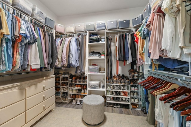 5671 S 650 E, Washington Terrace, UT 84405 - spacious closet featuring wood finished floors