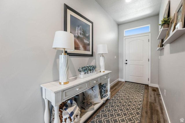 5671 S 650 E, Washington Terrace, UT 84405 - entrance foyer with wood finished floors and a textured ceiling