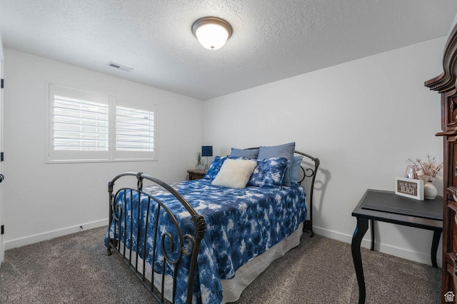5671 S 650 E, Washington Terrace, UT 84405 - carpeted bedroom featuring a textured ceiling and baseboards