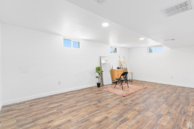 8829 S 40 E, Sandy, UT 84070 - office featuring wood finished floors, recessed lighting, and plenty of natural light