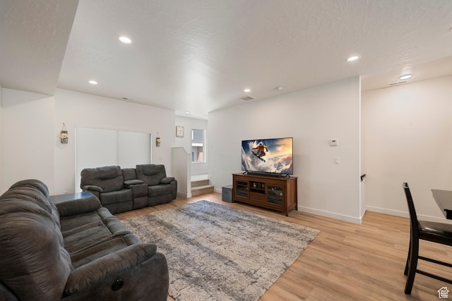 507 W 620 N Unit 127, Centerville, UT 84014 - living room with light wood-style floors and recessed lighting