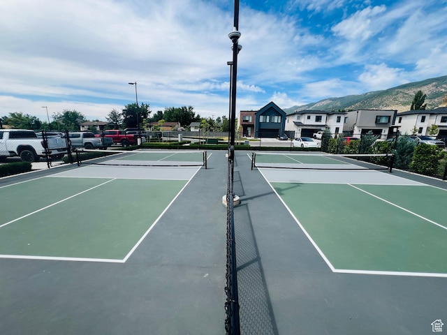 507 W 620 N Unit 127, Centerville, UT 84014 - view of tennis court with a mountain view