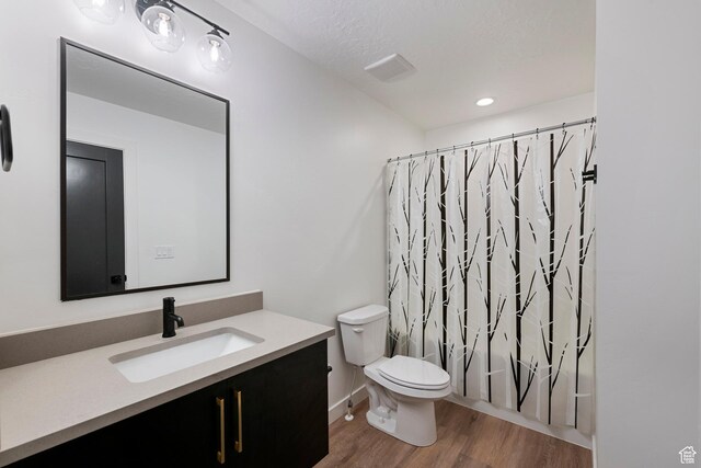 507 W 620 N Unit 127, Centerville, UT 84014 - bathroom with wood finished floors, vanity, and a shower with curtain