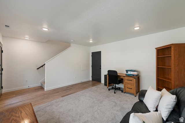 507 W 620 N Unit 127, Centerville, UT 84014 - office with light wood-style flooring and recessed lighting
