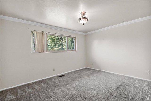 666 E Shelly Ave N, American Fork, UT 84003 - carpeted empty room with baseboards and ornamental molding