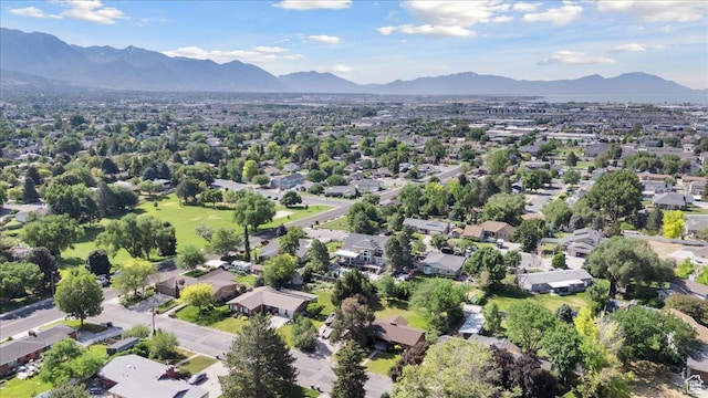 666 E Shelly Ave N, American Fork, UT 84003 - aerial perspective of suburban area featuring a mountain backdrop