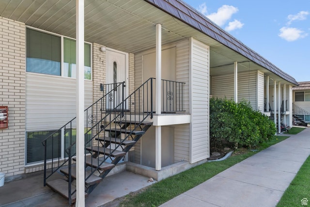 314 W Center St Unit 123, Bountiful, UT 84010 - doorway to property featuring brick siding