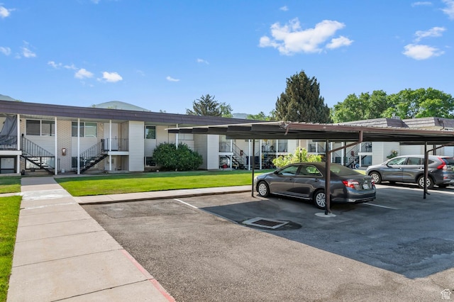 314 W Center St Unit 123, Bountiful, UT 84010 - covered parking lot featuring stairway