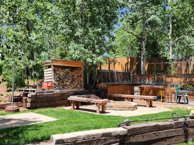 11829 Falcon Pt Unit H21, Huntsville, UT 84317 - view of yard featuring a patio area