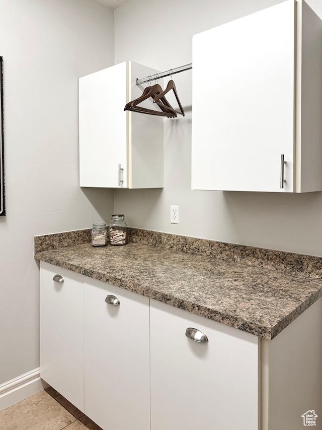 1790 S 940 W, Richfield, UT 84701 - kitchen featuring white cabinets and dark countertops