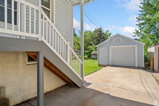 1243 Oak St, Ogden, UT 84401 - detached garage featuring driveway
