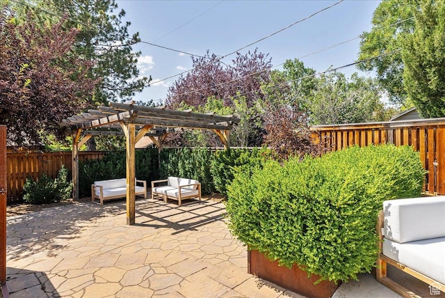 1351 E Browning Ave S, Salt Lake City, UT 84105 - fenced backyard with a patio area and a pergola