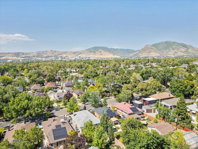 1351 E Browning Ave S, Salt Lake City, UT 84105 - aerial view of property's location with mountains and nearby suburban area