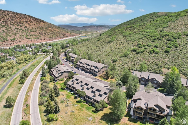 2174 Fenchurch Dr, Park City, UT 84060 - aerial perspective of suburban area featuring a mountainous background