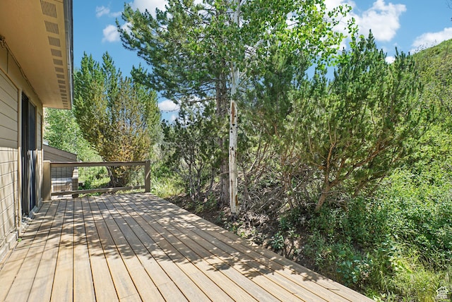 2174 Fenchurch Dr, Park City, UT 84060 - view of wooden terrace