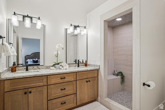 2174 Fenchurch Dr, Park City, UT 84060 - full bath featuring double vanity, ensuite bathroom, and walk in shower