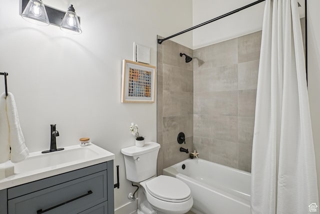 2174 Fenchurch Dr, Park City, UT 84060 - bathroom featuring shower / bath combo with shower curtain and vanity