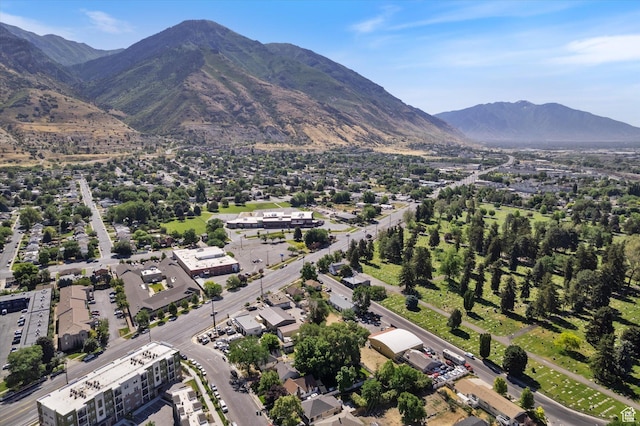 754 E 500 S, Provo, UT 84606 - aerial overview of property's location with mountains