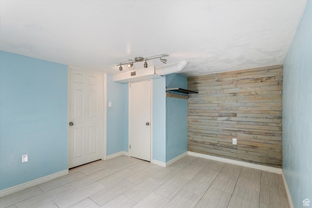 754 E 500 S, Provo, UT 84606 - unfurnished bedroom with wood walls and baseboards