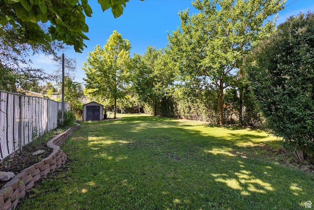 754 E 500 S, Provo, UT 84606 - fenced backyard featuring a storage shed