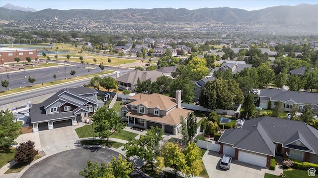 692 E Country Breeze Cir S, Draper, UT 84020 - aerial perspective of suburban area with mountains
