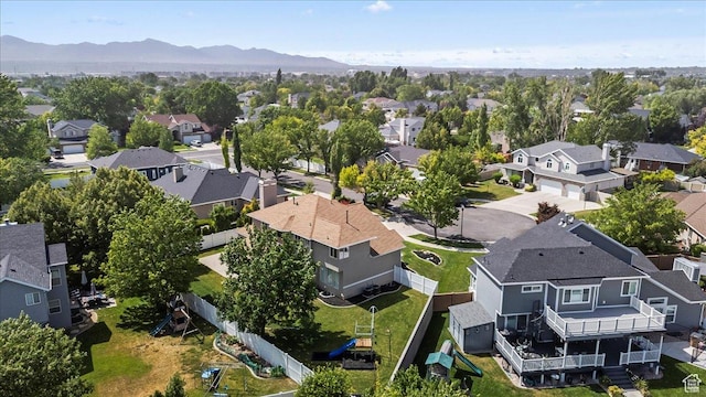692 E Country Breeze Cir S, Draper, UT 84020 - aerial perspective of suburban area with a mountain backdrop