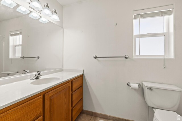 890 E Monroe Canyon Rd S, Monroe, UT 84754 - bathroom with vanity and tile patterned floors