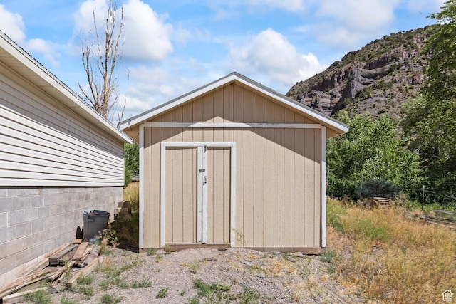 890 E Monroe Canyon Rd S, Monroe, UT 84754 - view of shed featuring a mountain view