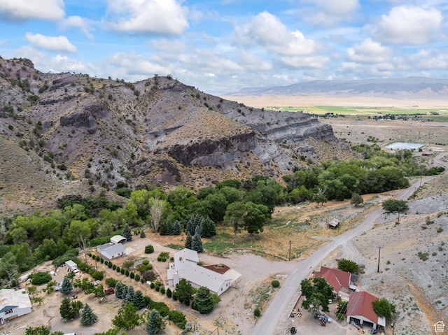 890 E Monroe Canyon Rd S, Monroe, UT 84754 - aerial view of property's location with mountains