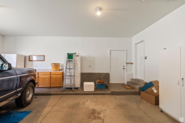 890 E Monroe Canyon Rd S, Monroe, UT 84754 - garage with fridge