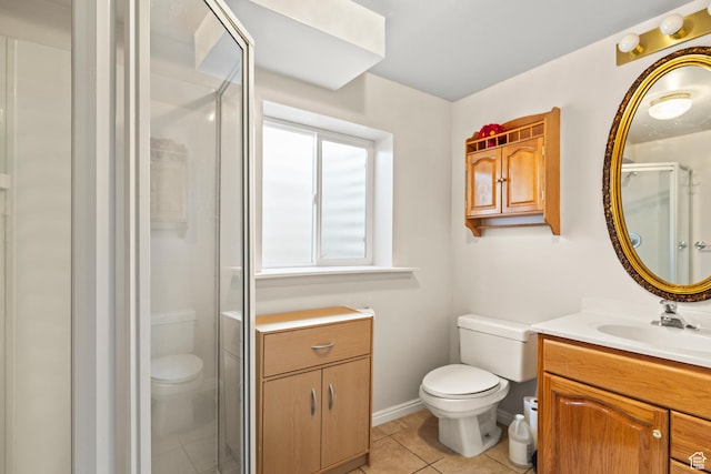 890 E Monroe Canyon Rd S, Monroe, UT 84754 - full bathroom featuring a shower stall, vanity, and tile patterned floors