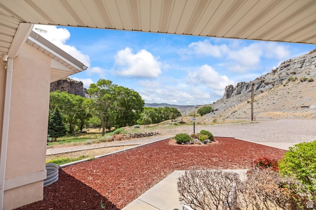 890 E Monroe Canyon Rd S, Monroe, UT 84754 - view of yard with a mountain view and a patio