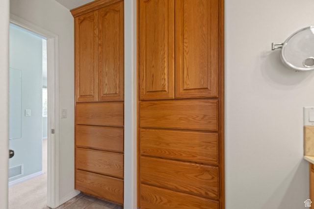 890 E Monroe Canyon Rd S, Monroe, UT 84754 - bathroom with vanity and baseboards