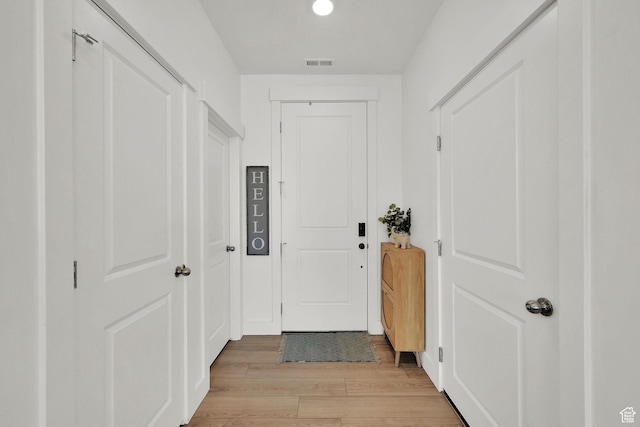 892 N 900 W, Tremonton, UT 84337 - doorway to outside featuring light wood-type flooring