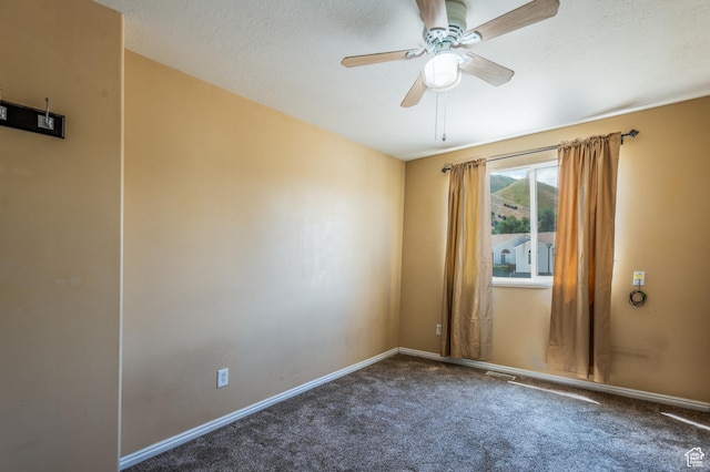 494 W 600 S, Tooele, UT 84074 - spare room featuring carpet flooring and a ceiling fan