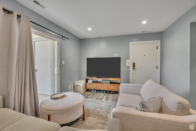 4851 S Woodbridge Dr Unit 38, Holladay, UT 84117 - living room with wood finished floors and recessed lighting