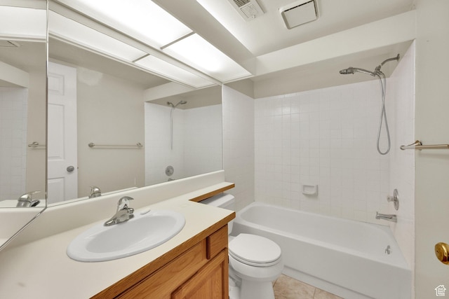 650 S Main St Unit 7103, Bountiful, UT 84010 - full bathroom featuring vanity, shower / bath combination, and tile patterned flooring