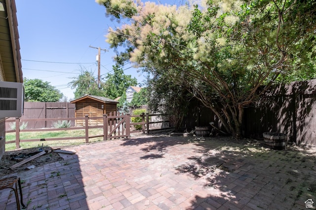 1723 E 2100 S, Salt Lake City, UT 84106 - fenced backyard featuring a patio and a shed