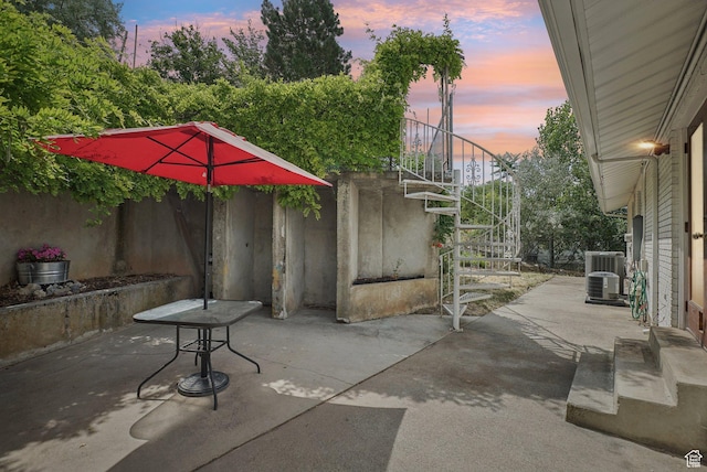 1174 Oakmont Ln, Provo, UT 84604 - view of patio featuring stairway